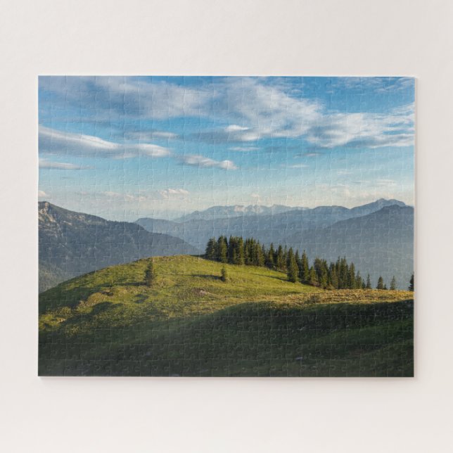 Puzzle Sierra | Lago Spitzingsee, Alpes suizos (Horizontal)