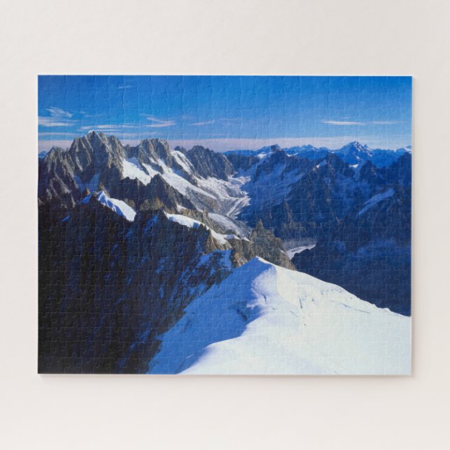 Puzzle Sierra | Mont Blanc, Alpes Europeos (Horizontal)