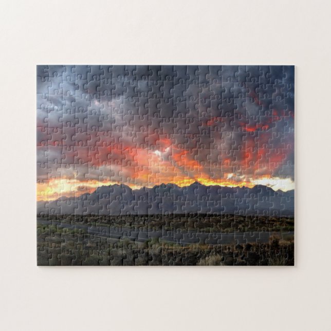 Puzzle Sierra Nevada Sur Sunset Panorama (Horizontal)
