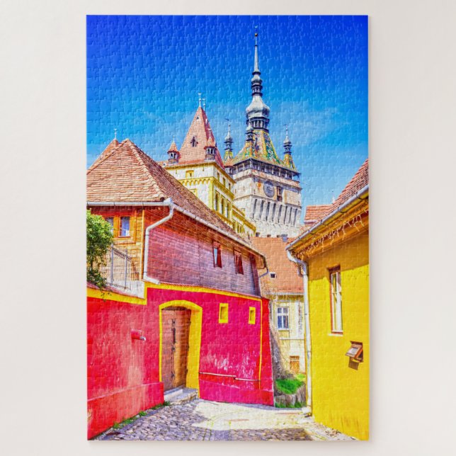 Puzzle Sighisoara Transilvania Rumania (Vertical)
