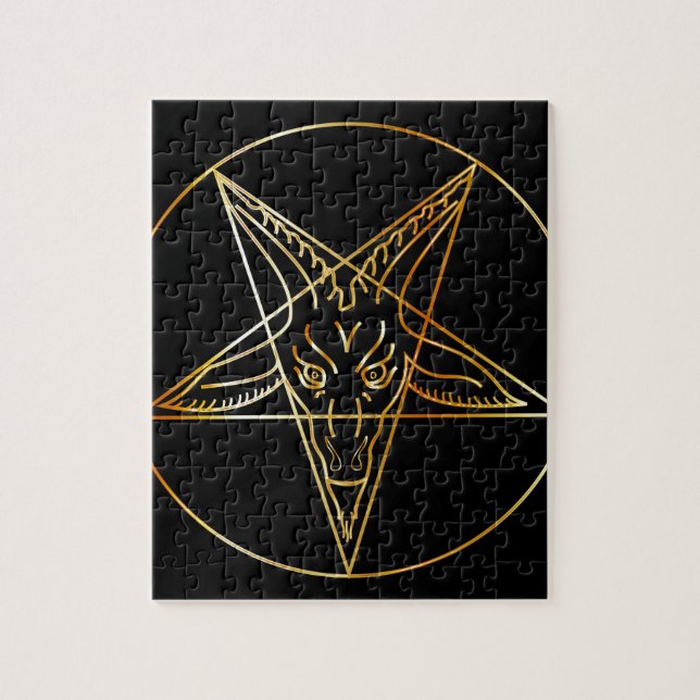 Puzzle Sigil de oro de Baphomet (Vertical)