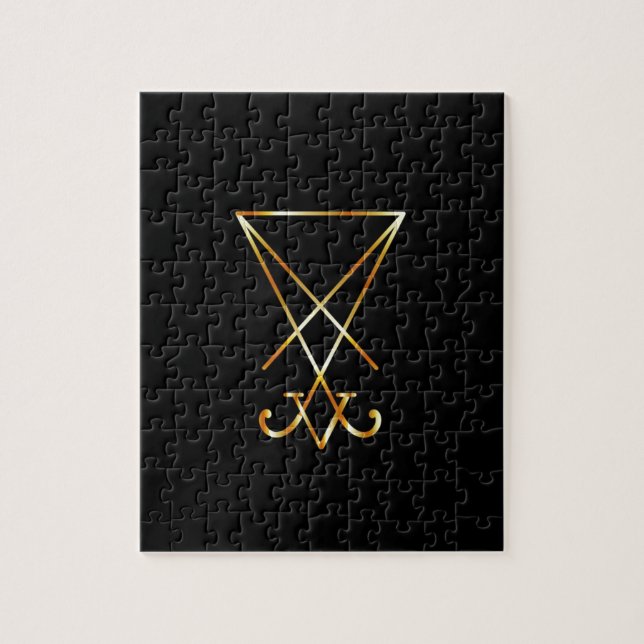 Puzzle Sigilia de Lucifer - Un símbolo de satanismo (Vertical)