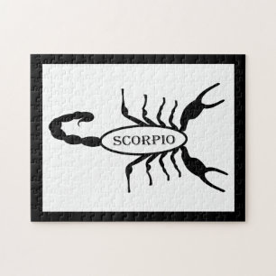 Puzzle Signo de estrella de escorpión negro de Scorpion