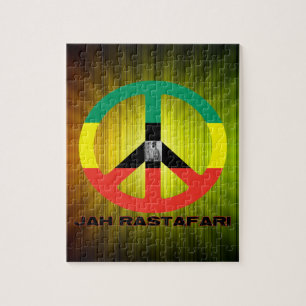 Puzzle Signo de la paz Selassie I de Jah Rastafari
