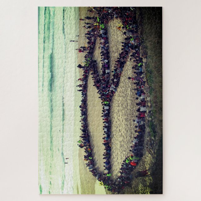Puzzle Signo de paz (Vertical)