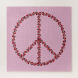 Puzzle Signo de paz de los rosas