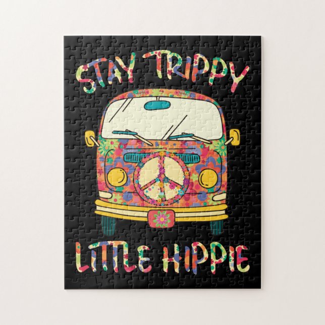 Puzzle Signo de paz "Stay Trippy" (Vertical)