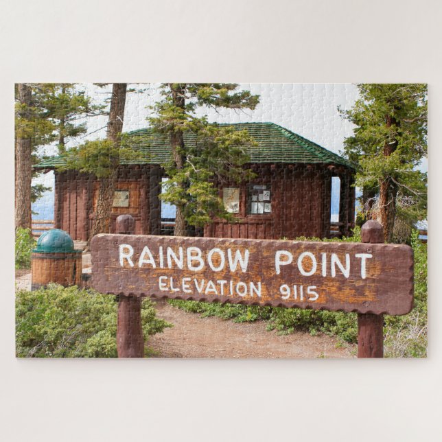 Puzzle Signo de punto arco iris, cañón de Bryce, Utah (Horizontal)