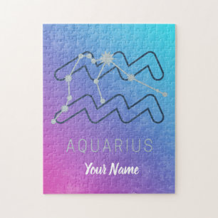 Puzzle Signo zodiacal Acuario Constelación Horóscopo
