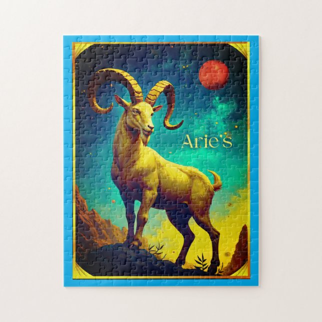 Puzzle Signo zodiacal Aries el Carnero (Vertical)