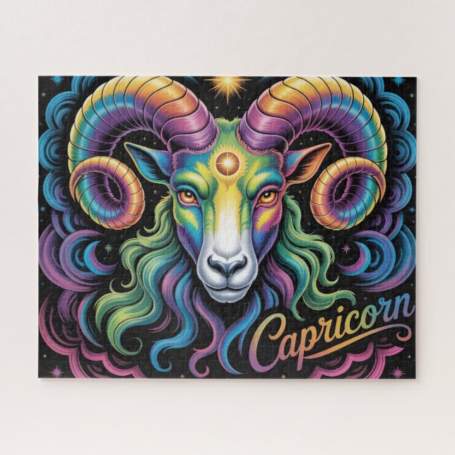 Puzzle Signo zodiacal Capricornio Místico (Horizontal)