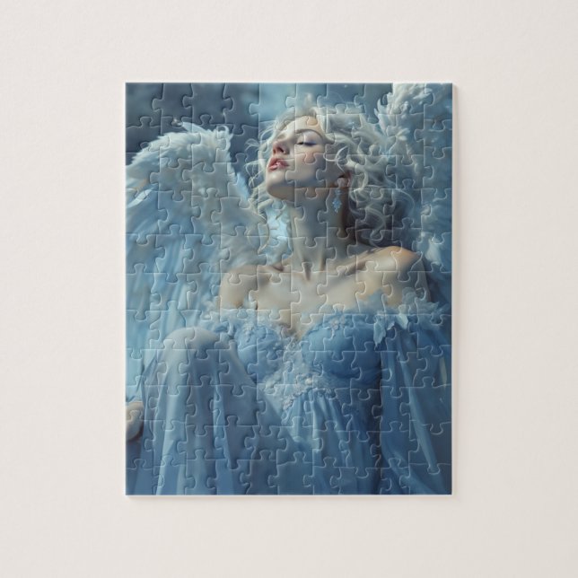 Puzzle Silencio hacia el horizonte: Ángel del velo de med (Vertical)