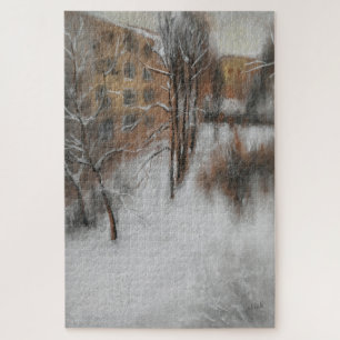 Puzzle Silencio Invernal junto a la Ventana