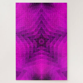 Puzzle Silhouette de árbol de Navidad y gradiente de estr