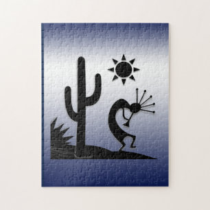 Puzzle Silhouette Kokopelli
