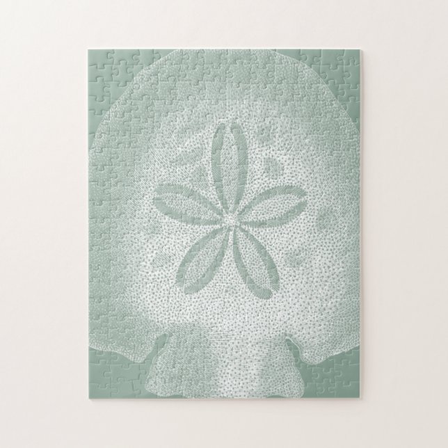Puzzle Silhouette Sand Dollar (Vertical)