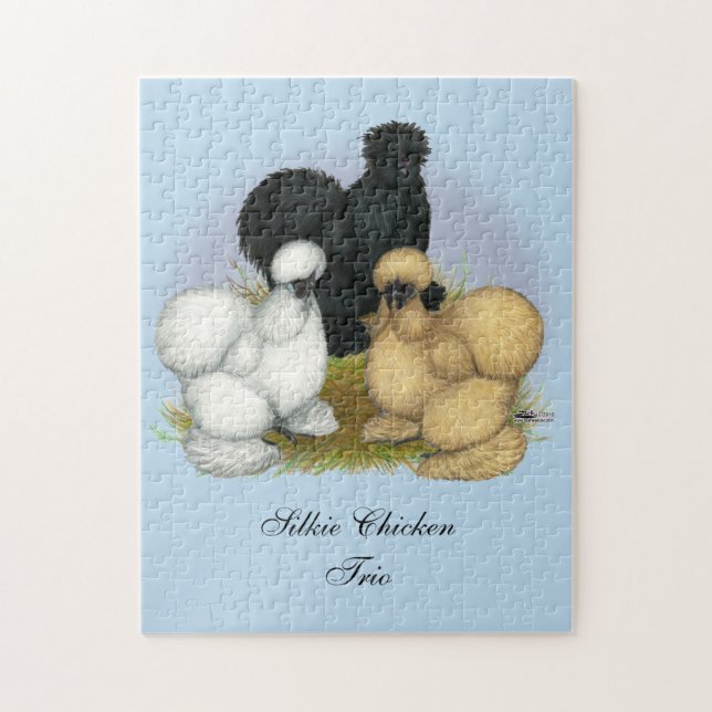 Puzzle Silkie Trio (Vertical)