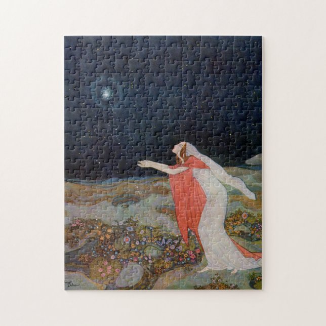 Puzzle Sillas de luz de Edmund Dulac (Vertical)
