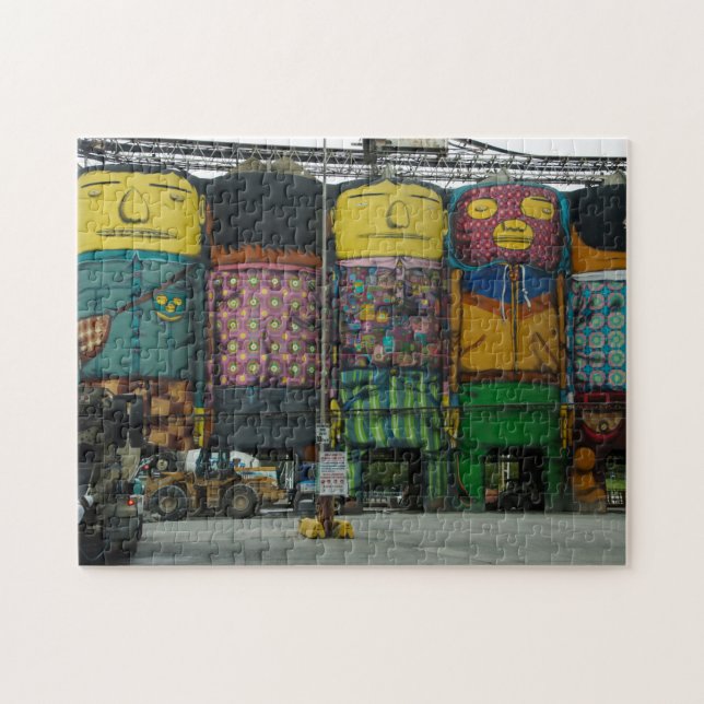 Puzzle Silos de la isla de Granville (Horizontal)