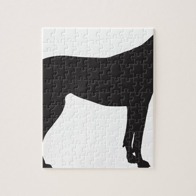Puzzle Silueta de great dane (Vertical)