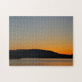 Puzzle Silueta de la montaña