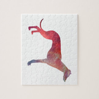 Puzzle Silueta del cosmos del galgo