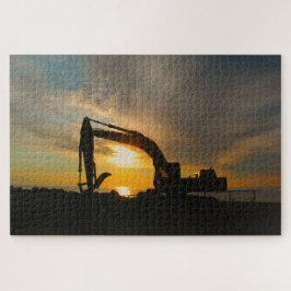 Puzzle Silueta en los rompeolas