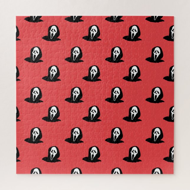 Puzzle Silueta Fantasma De Halloween. (Vertical)