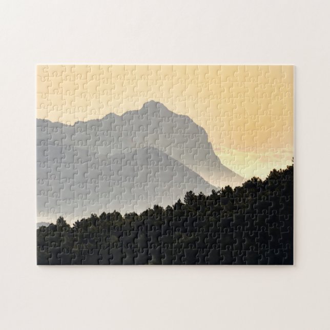 Puzzle Siluetas de montañas (Horizontal)