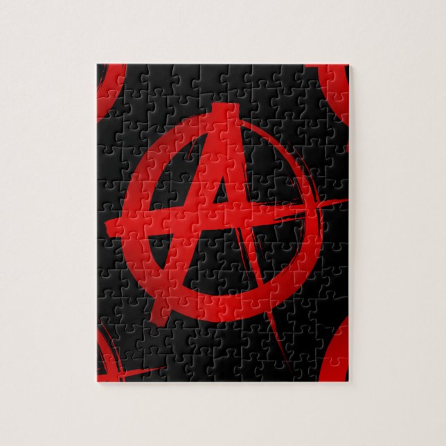 Puzzle Símbolo de anarquía (Vertical)