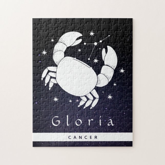 Puzzle Símbolo de cáncer Zodiac nombre de signo estrella  (Vertical)