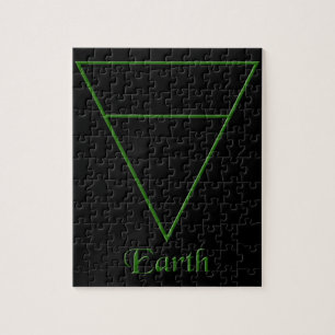 Puzzle Símbolo de elemento terrestre de Pagan caído
