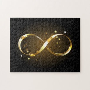 Puzzle Símbolo de infinito dorado