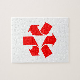 Puzzle Símbolo de no reciclar