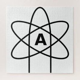Puzzle Símbolo del ateísmo (Emblema de Átomo)