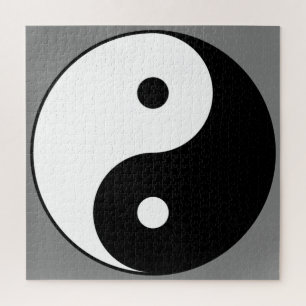 Puzzle Símbolo Yin y Yang (taoísta chino Taijitu)
