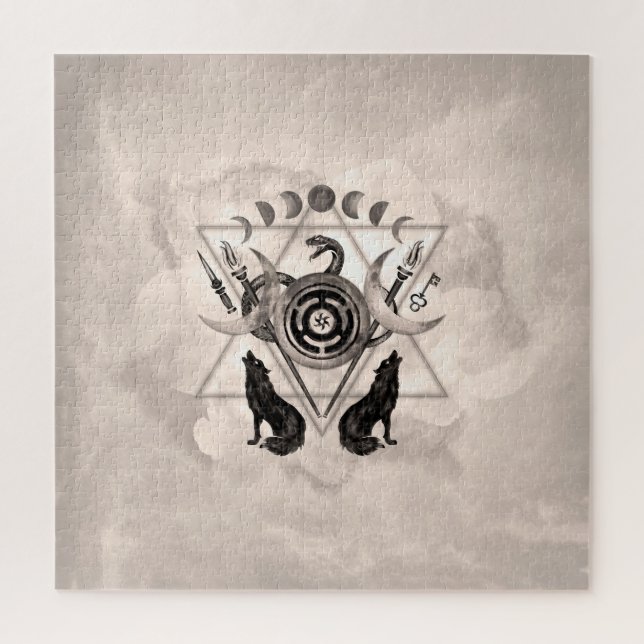 Puzzle Símbolos de Hecate (Vertical)
