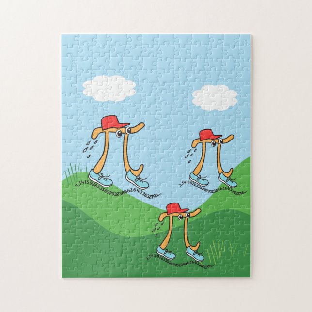 Puzzle Símbolos Pi Funny De Larga Duración (Vertical)