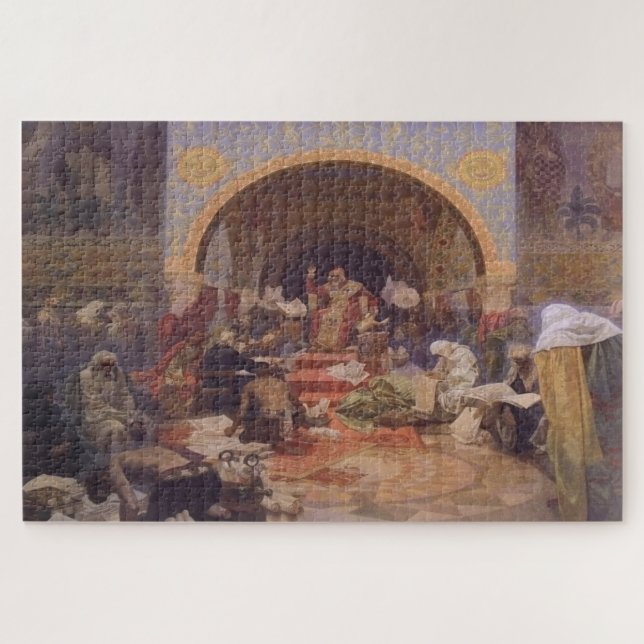 Puzzle Simeón, el zar búlgaro, de Alphonse Mucha (Horizontal)