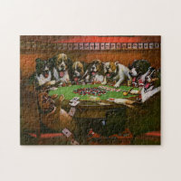 Simpatía de Póquer Perros Jugando Coolidge 1903