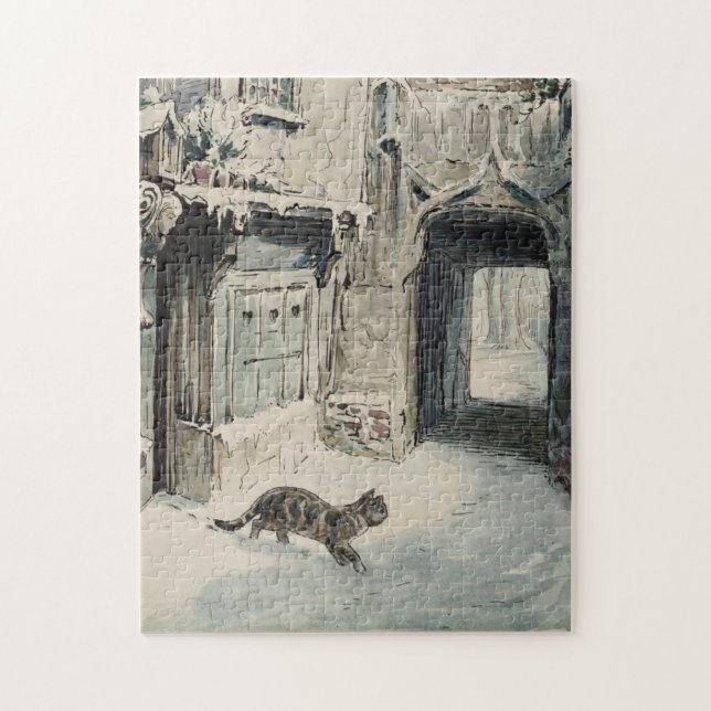 Puzzle Simpkin el gato sale (por Beatrix Potter) (Vertical)