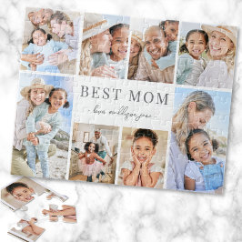 Puzzle Simple Best Mom Photo Collage