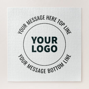 Puzzle Simple de reemplazar con su logotipo o imagen