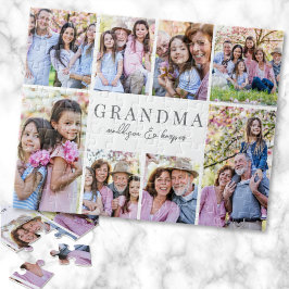 Puzzle Simple Grandma Photo Collage