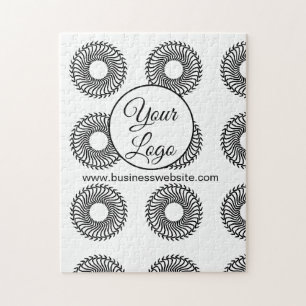Puzzle simple minimal añade tu logotipo/diseño mandala si