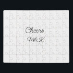 Puzzle Simple minimalista añadir nombre alentar personali<br><div class="desc">diseño</div>