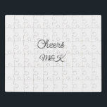 Puzzle Simple minimalista añadir nombre alentar personali<br><div class="desc">diseño</div>