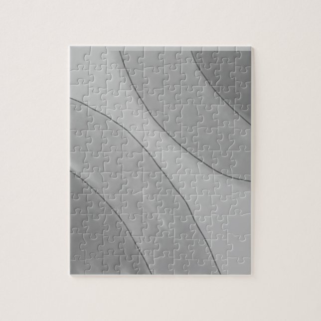 Puzzle simple personalizado BLACK mandala monograma añada (Vertical)