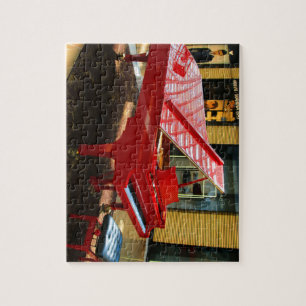 Puzzle Simplemente rojo: piano de cola
