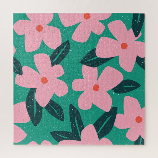 Puzzle Simplicidad floral: belleza abstracta (Vertical)